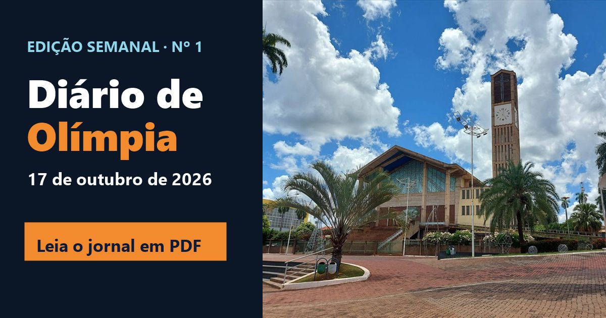Capa da edição de 17 de outubro de 2026 — leia o jornal em PDF
