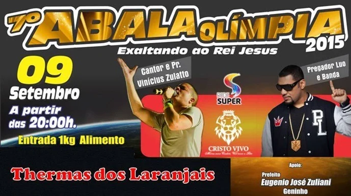 7&ordm; Abala Ol&iacute;mpia ser&aacute; no Thermas dos Laranjais dia 9
