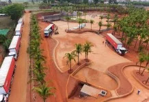 Parque aquático do Hot Beach Olímpia começa a ser montado