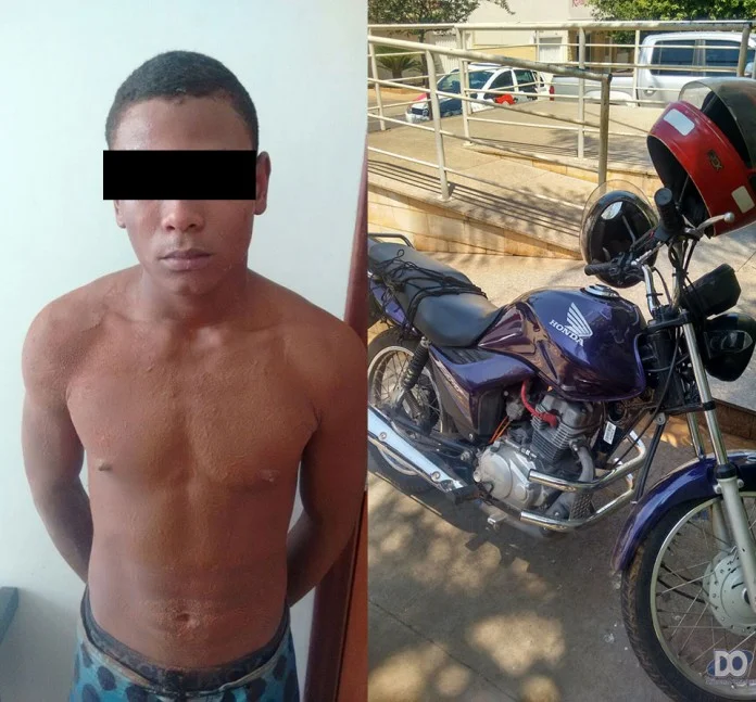 Adolescente &eacute; apreendido ap&oacute;s furtar moto e ainda estava com entorpecentes