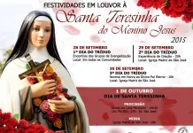 Hoje tem Prociss&atilde;o e Missa em louvor &agrave; Santa Terezinha na Matriz de S&atilde;o Jos&eacute;