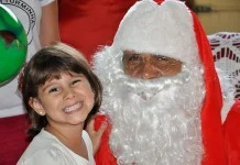 Público recorde recebeu o Papai Noel Oficial de Olímpia