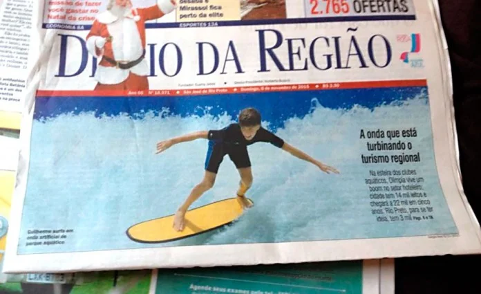 Jornal destaca ‘boom hoteleiro’ e diz que Olímpia dribla a crise com ‘canteiro de obras’