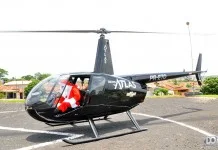 Na Atlas, diversão, crianças, ofertas, e até Papai Noel de helicóptero