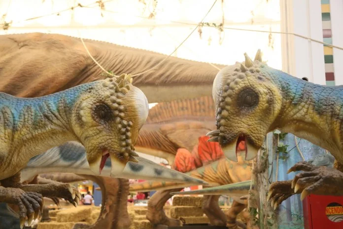 Eles voltaram e bem melhores: Dinossauros ‘Animatronix’no Riopreto Shopping