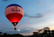 Balão do Hot Beach Free estará no Shopping Cidade Norte até o dia 24