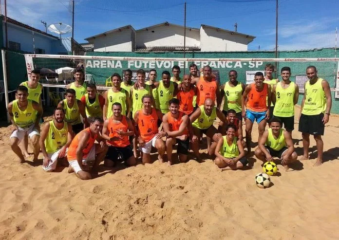 Dupla de Olímpia conquista o segundo lugar do Circuito de Futevôlei de Arena