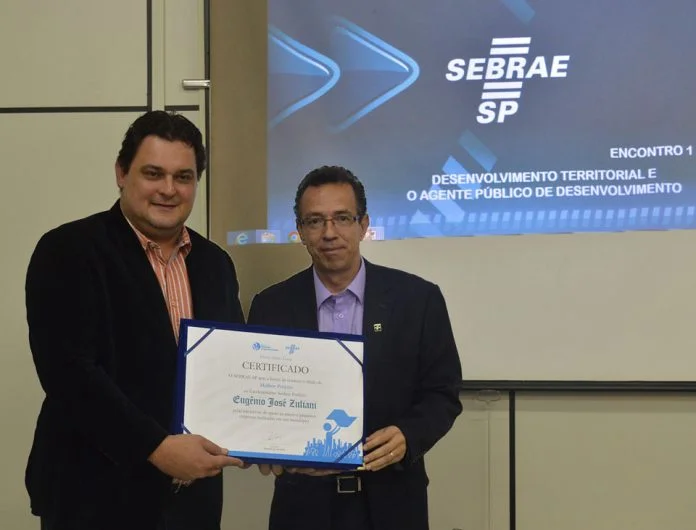 Geninho Zuliani recebe ‘Prêmio Sebrae Prefeito Empreendedor’
