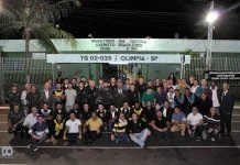 Ex-atiradores e quatro ex-chefes de instrução se confraternizam no TG local