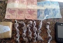 Dois de Cajobi são flagrados pela PM com maconha na Rodoviária de Olímpia