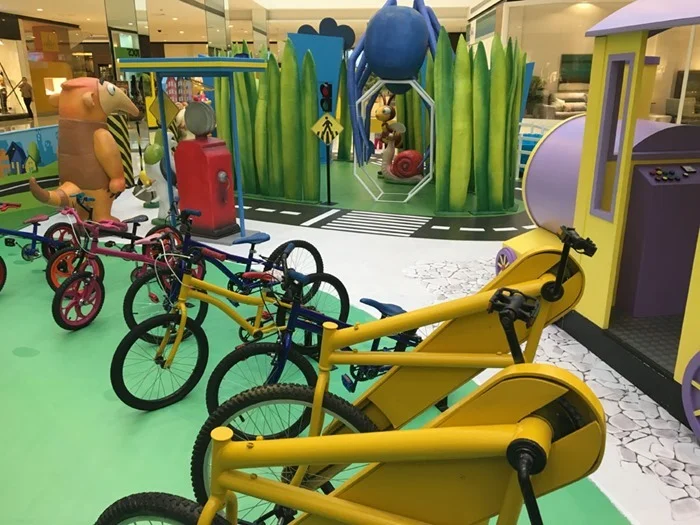 Algumas das atividades que ficam até domingo no Iguatemi Shopping (Foto Leonardo Concon)
