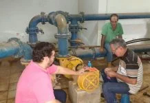 Prefeitura de Guaraci faz reparos na Estação de Tratamento de Água sem interrupção do serviço