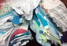 Doe roupas e acessórios para bebês para o Fundo Social de Olímpia