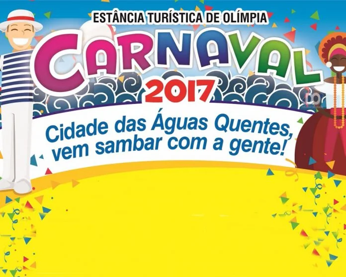 Programação oficial do Carnaval ‘Cidade das Águas Quentes’ no Recinto e Distritos