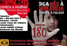 Violência doméstica será tema de palestra no Dia Internacional da Mulher