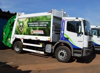 Olímpia adquire nova frota de caminhões para coleta de lixo
