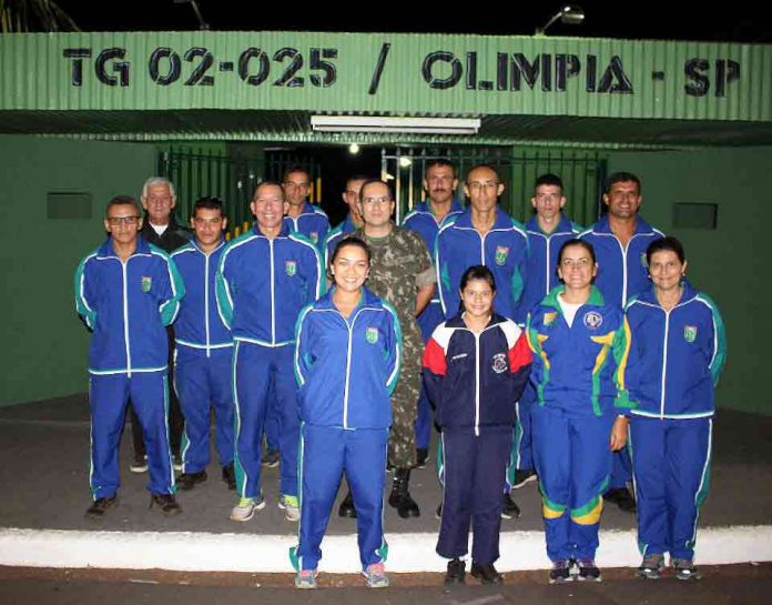 Tiro de Guerra de Olímpia recepciona atletas de orientação