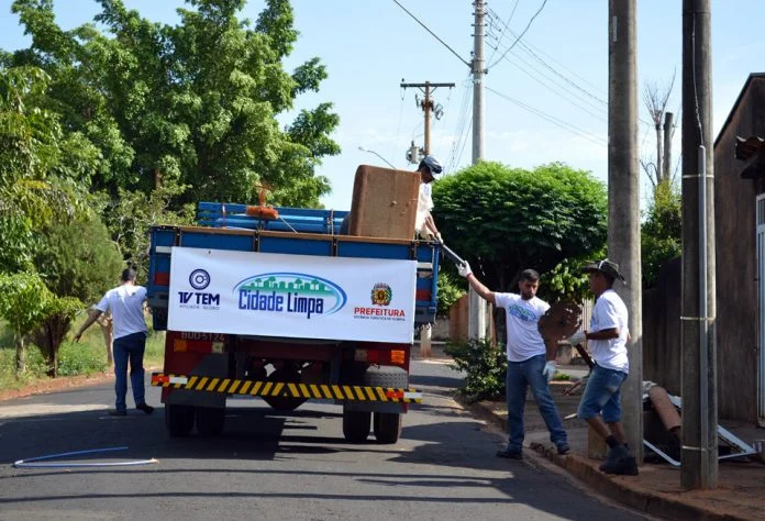 Começa nesta segunda o projeto Cidade Limpa da TV Tem e Prefeitura