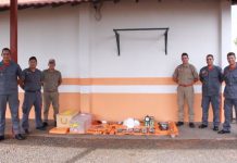 Prefeito de Severínia faz entrega de materiais para o Corpo de Bombeiros