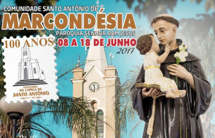 Marcondésia comemora os 100 anos da capela de seu padroeiro, Santo Antonio