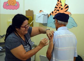 Vacinação contra gripe segue apenas para grupos de risco em Olímpia