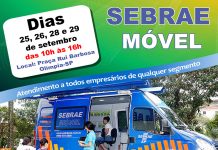Sebrae Móvel começa atendimento na Praça Rui Barbosa