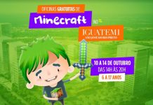 Estão abertas as inscrições para a Oficina Minecraft no Iguatemi
