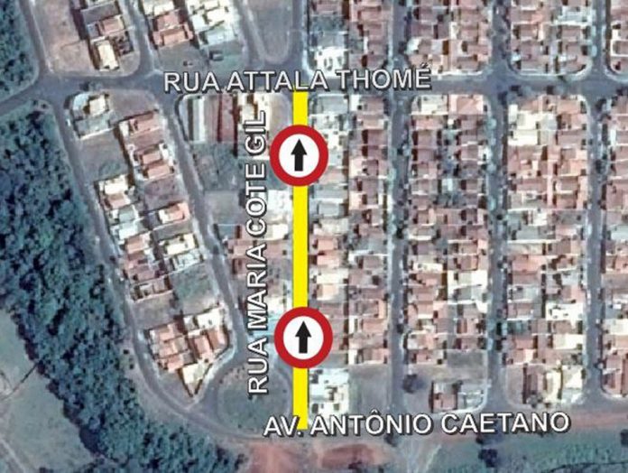 Rua Maria Cote Gil passa a ter sentido único de direção. E vem mais mudanças no trânsito