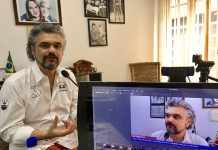 Caia Piton, crítico e irreverente, fala da crise, da cidade, do Réveillon, e muito mais na última ‘live’ do ano