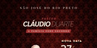 Pastor Cláudio Duarte se apresenta neste sábado, em Rio Preto