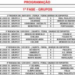 Tabela de Jogos – Futebol de Areia