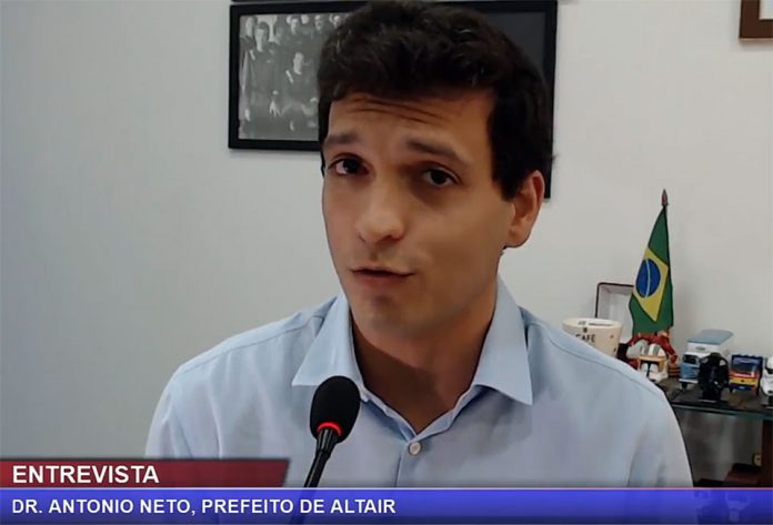Prefeito de Altair deixa o cargo dia 28 de março para disputar a Assembleia Legislativa