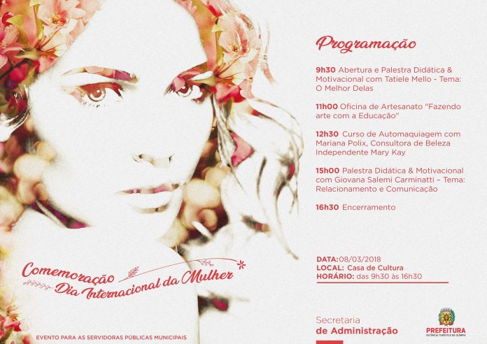 Administração promove evento em comemoração ao Dia Internacional da Mulher