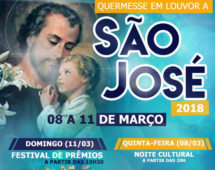 Tudo pronto para a Grandiosa Quermesse em Louvor a São José