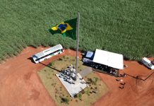 Uma homenagem ao País e ao ex-prefeito Wilson Zangirolami no Trevo da Cruz Alta