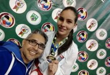 Sim, Olímpia tem uma campeã brasileira de Karatê