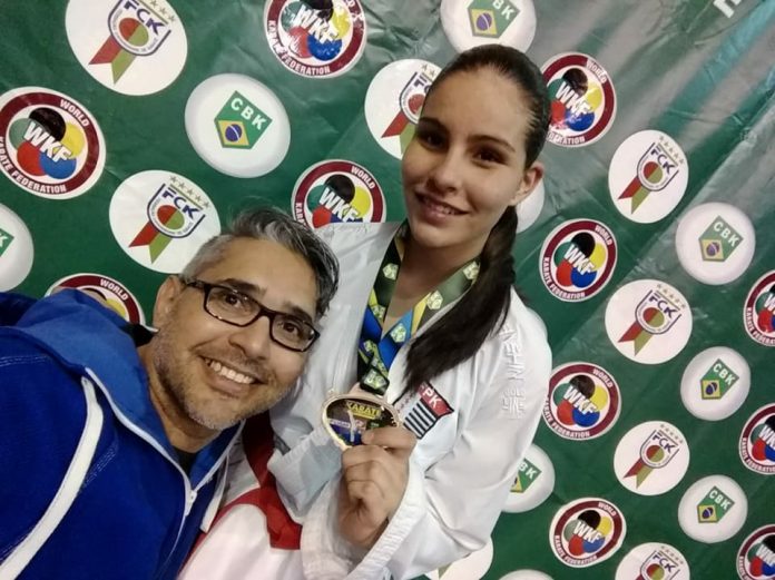 Sim, Olímpia tem uma campeã brasileira de Karatê