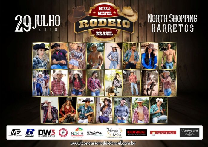 Miss e Mister Rodeio Brasil 2018 serão eleitos dia 29 de julho em Barretos