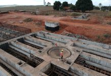 Prosseguem obras da Estação de Tratamento de Esgoto com mais R$ 16,5 milhões do Governo do Estado