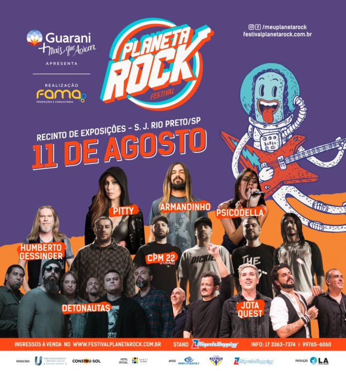 Contagem regressiva para o Planeta Rock em Rio Preto