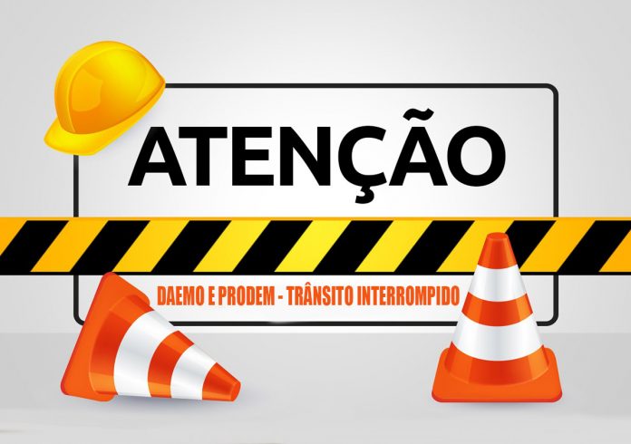 Trecho da Rua Benjamin Constant será interditado nesta quarta-feira