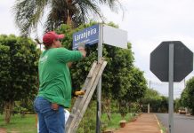 Cohab I e II recebem novas placas de ruas e avenidas