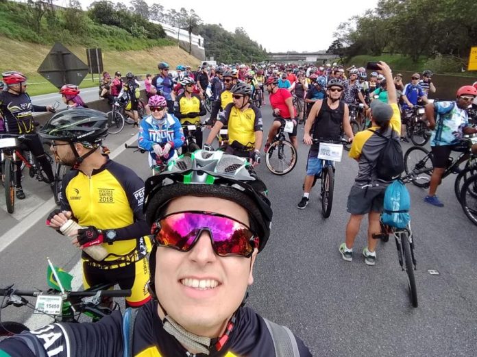 Ciclistas de Olímpia participam do Pedal Anchieta 2018
