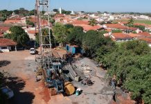 Poço profundo no Aquífero Guarani tem vazão de 160 mil litros por hora, revelará prefeito