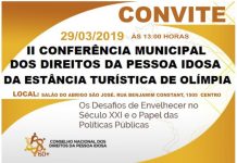 Conferência Municipal do Idoso será realizada nesta sexta