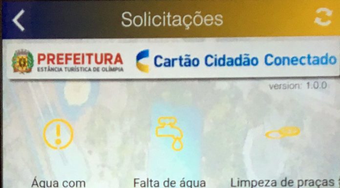 Saúde? Matrículas escolares? Tapa Buracos? Problemas na cidade? Baixe o aplicativo CCC Olímpia