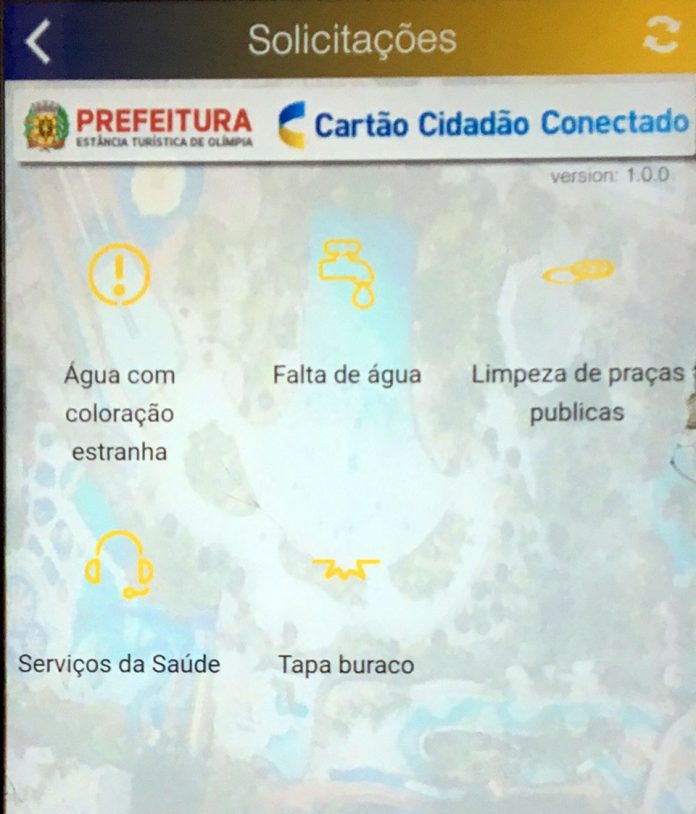Saúde? Matrículas escolares? Tapa Buracos? Problemas na cidade? Baixe o aplicativo CCC Olímpia