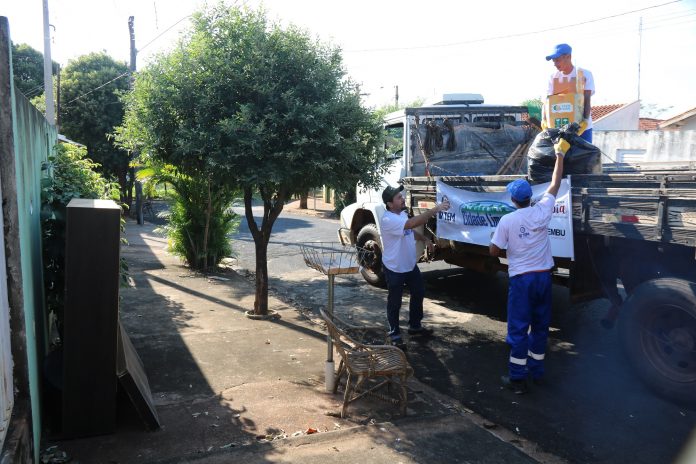 Cidade Limpa começa em Olímpia e percorre bairros até dia 16