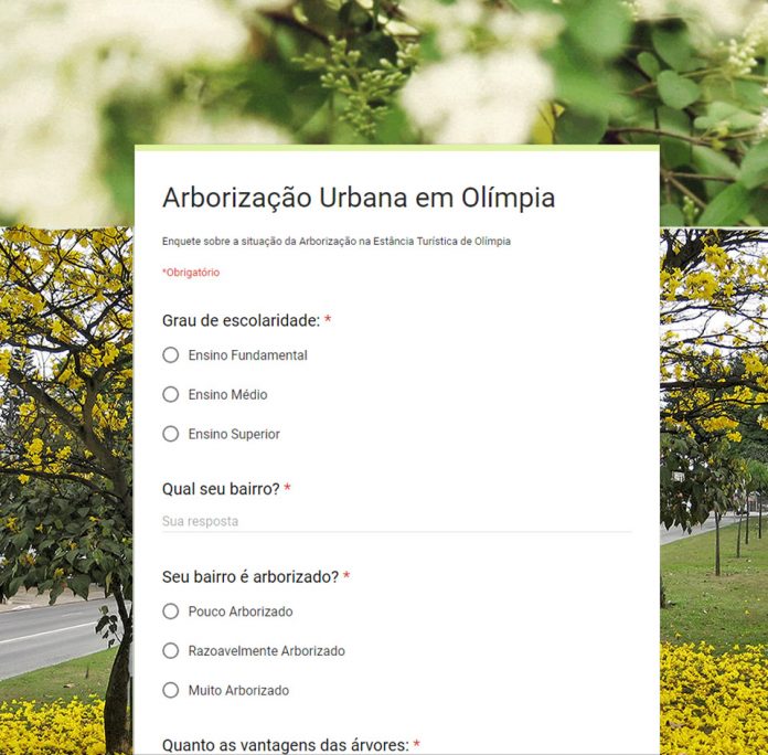 Daemo faz pesquisa sobre arborização urbana