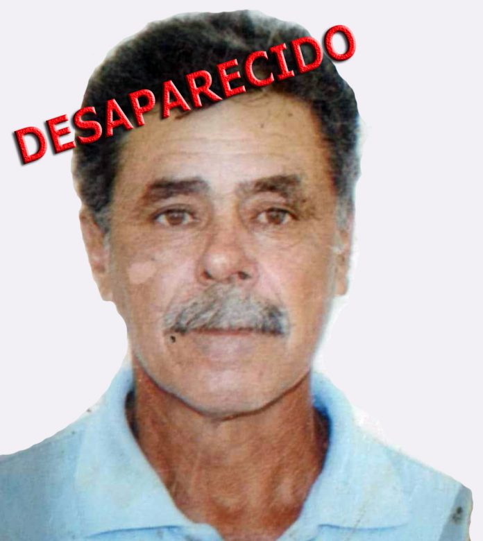 Homem de 64 anos de Severínia está desaparecido há uma semana. Família desesperada